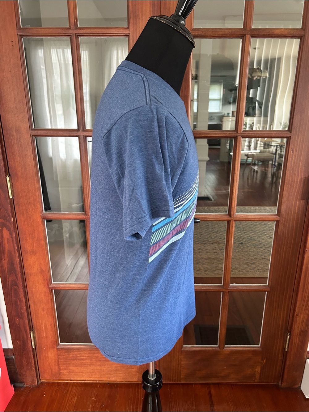Billabong Tee Shirt Blue Men's Medium - Picture 4 of 6